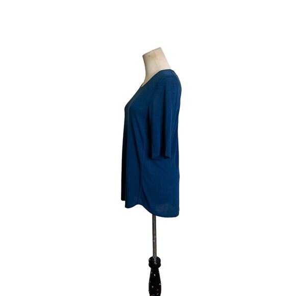 Vince. blue teal crew neck short sleeves size Small - Picture 8 of 12